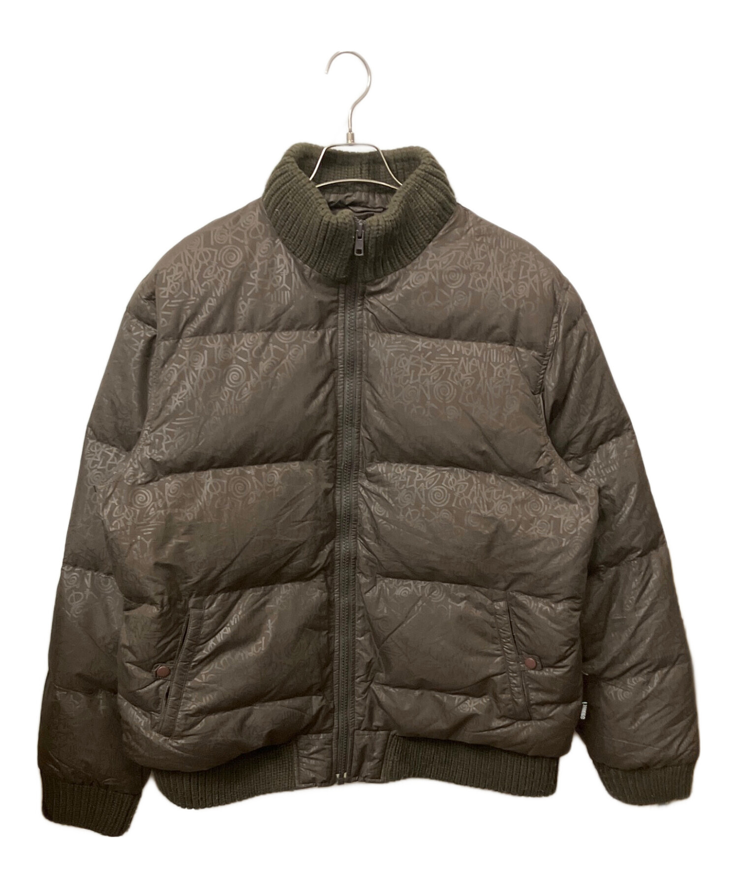 中古・古着通販】stussy (ステューシー) ダウンジャケット ブラウン