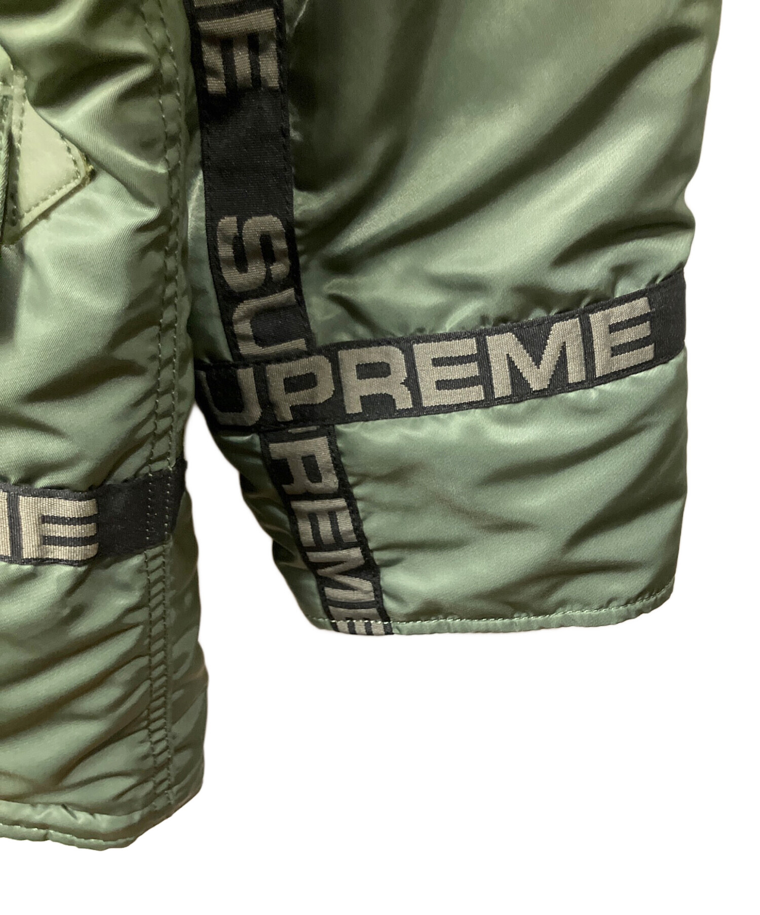 中古・古着通販】Supreme (シュプリーム) LOGO TAPE N-3B PARKA 