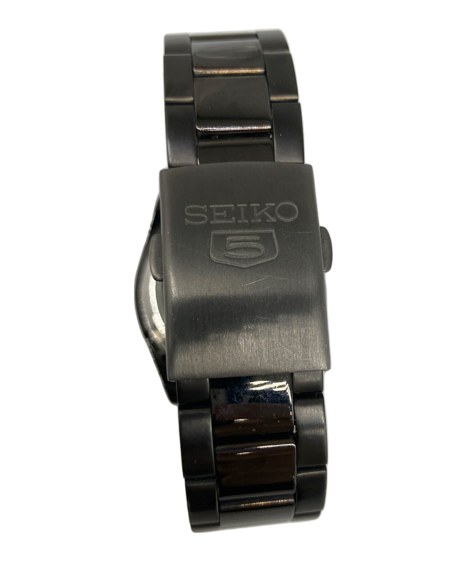 SEIKO クォーツ腕時計 ブラック 中古・古着通販】SEIKO (セイコー) 腕時計 ブラック ブラック