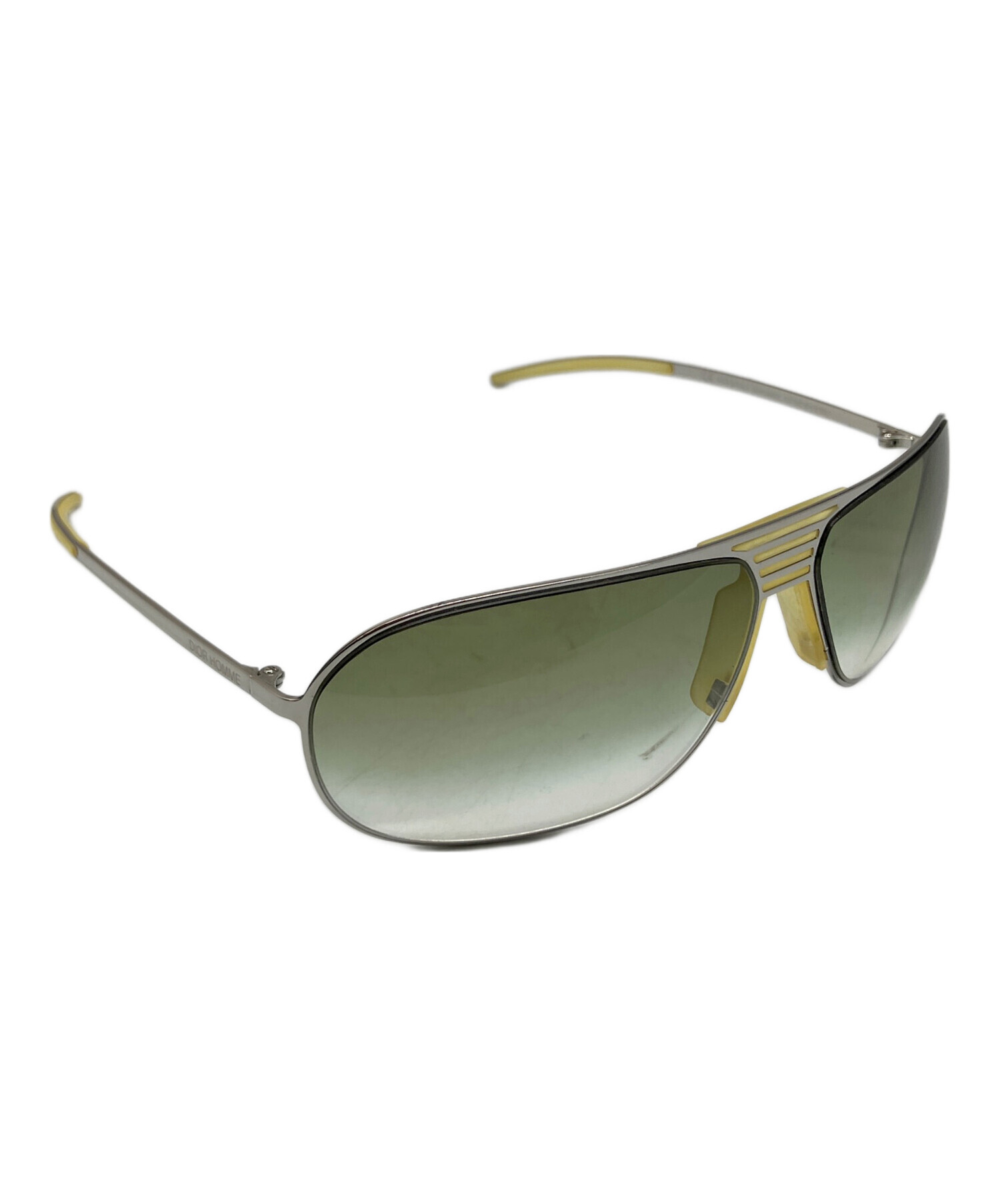 Dior Homme ディオールオム サングラス  茶 【古着】【中古】【送料無料】 Christian Dior（クリスチャン・ディオール） 【中古】DIOR HOMME