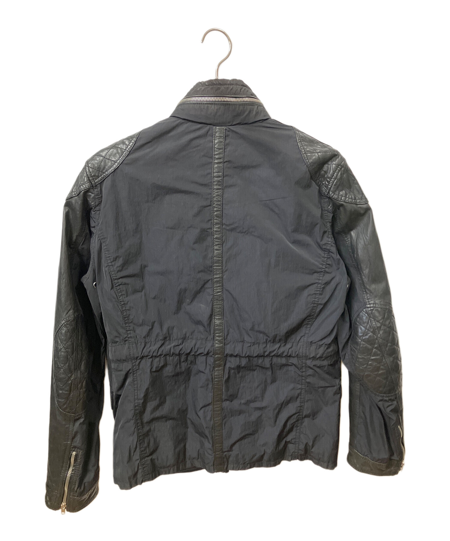 中古・古着通販】DIESEL (ディーゼル) ミリタリージャケット ブラック