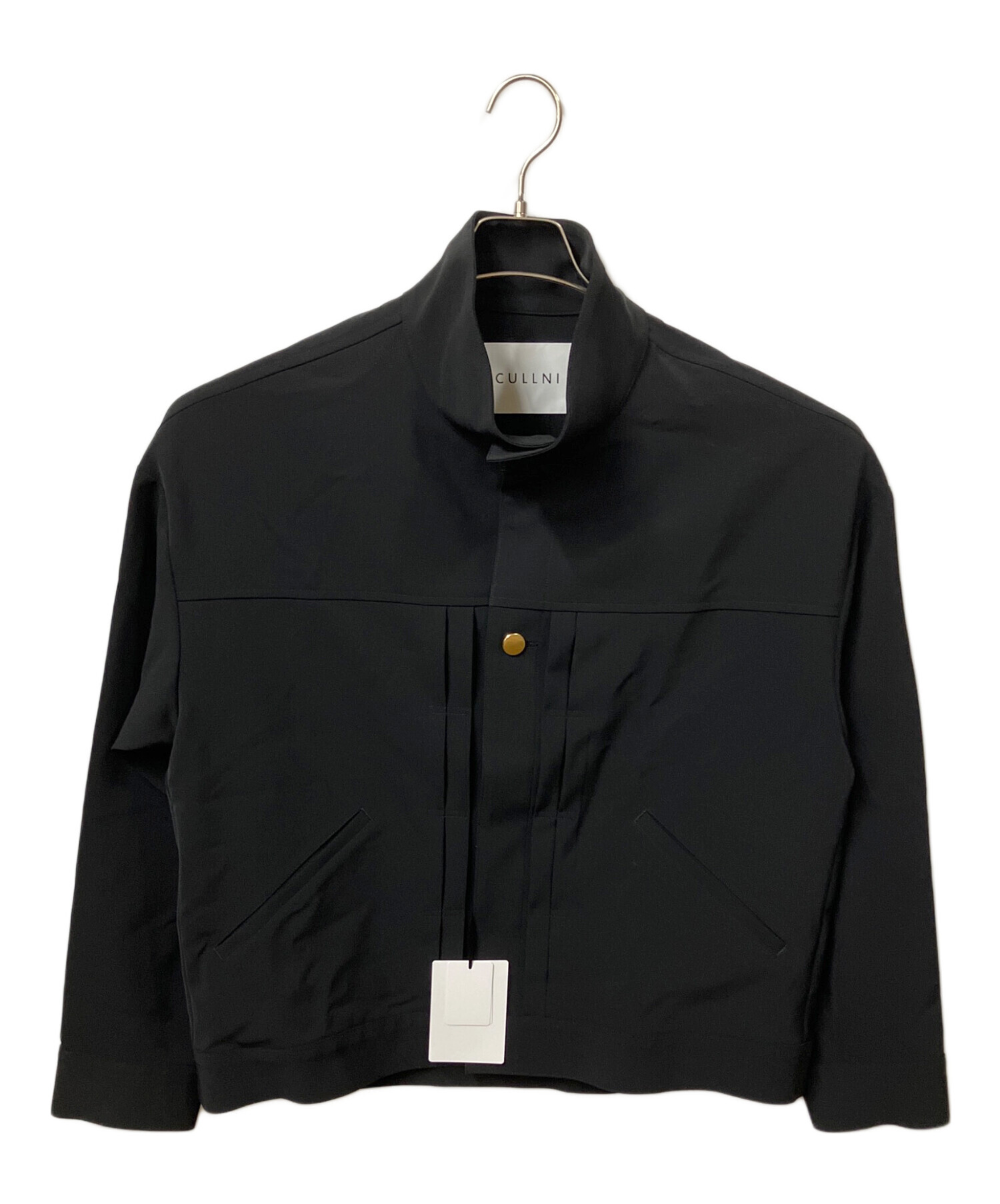 中古・古着通販】CULLNI (クルニ) スタンドブルゾン ブラック サイズ:2