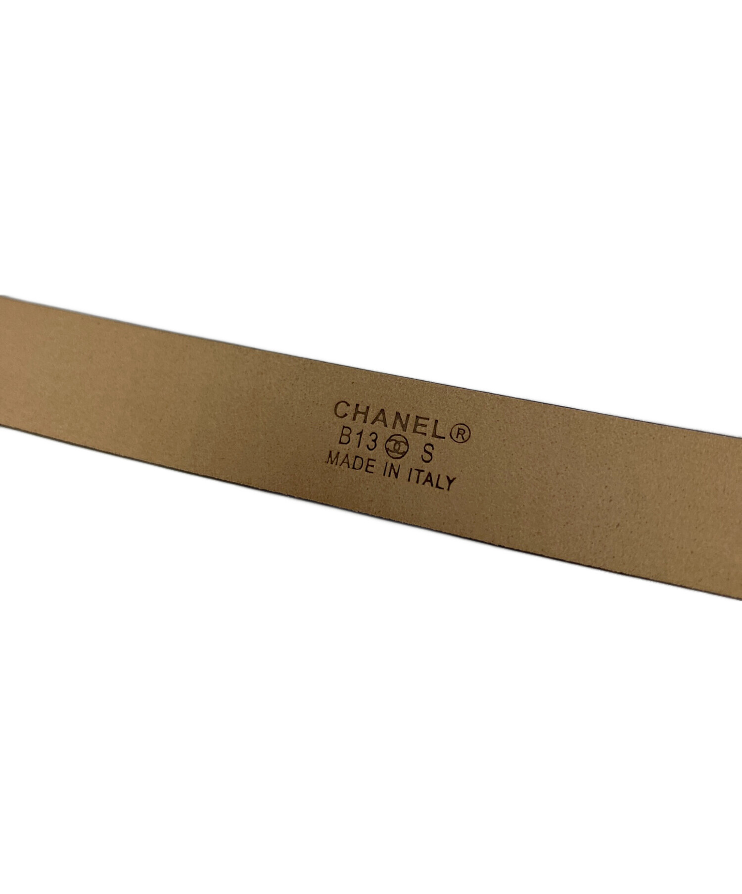 シャネル ココマーク ベルト メンズ 【中古】 中古・古着通販】CHANEL (シャネル) ココマークベルト ブラック