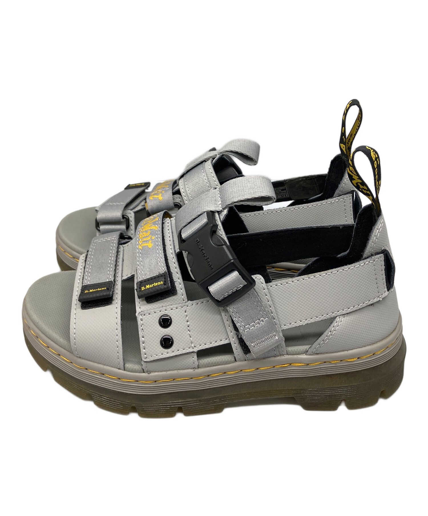 T*8様 Dr. Martens Pearson サンダル UK8 グレー 中古・古着通販】Dr.Martens (ドクターマーチン) TRACK PEARSON グレー