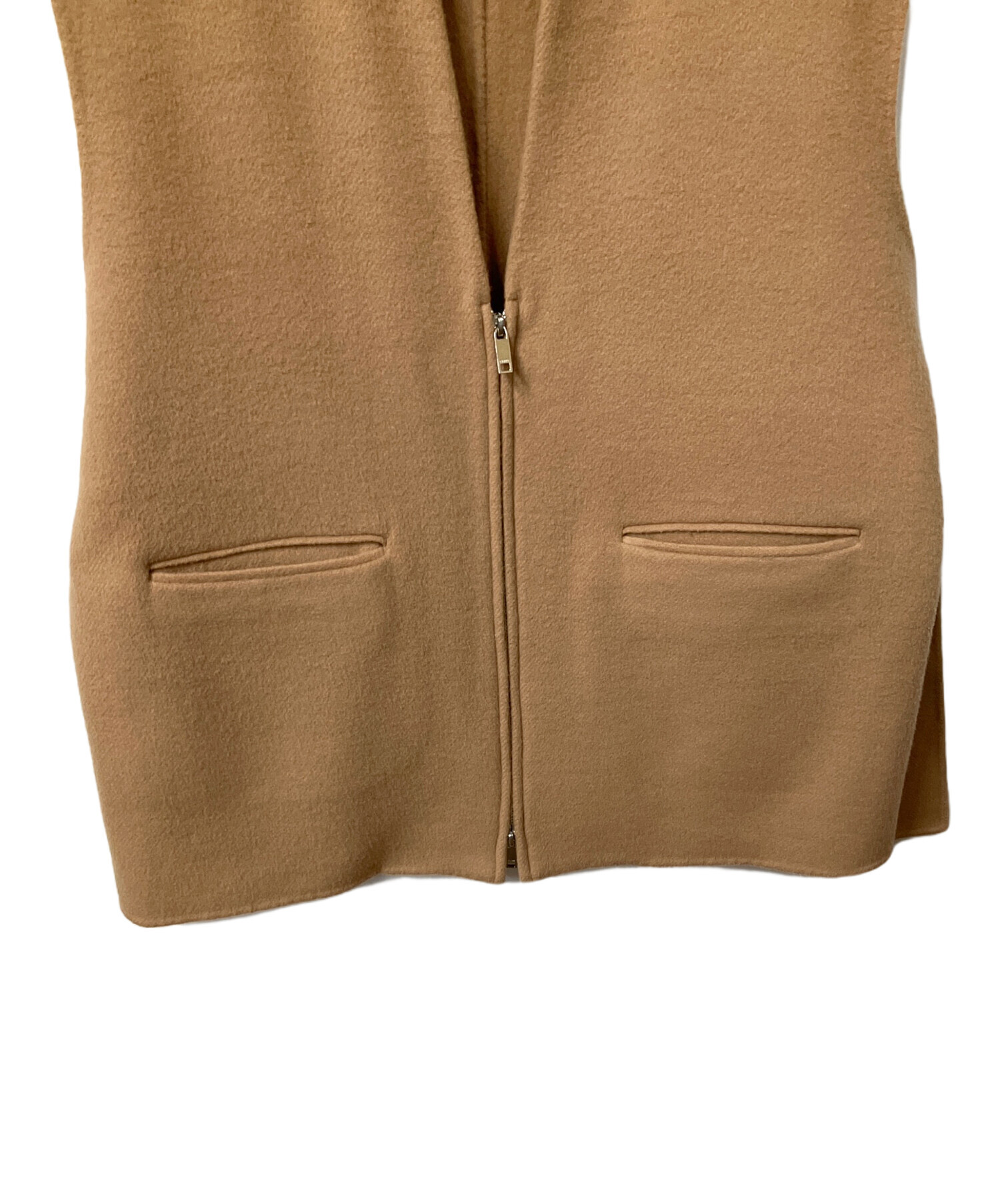 中古・古着通販】CLANE (クラネ) FRONT ZIP REVER GILET 中古・古着通販】CLANE (クラネ) FRONT ZIP REVER GILET