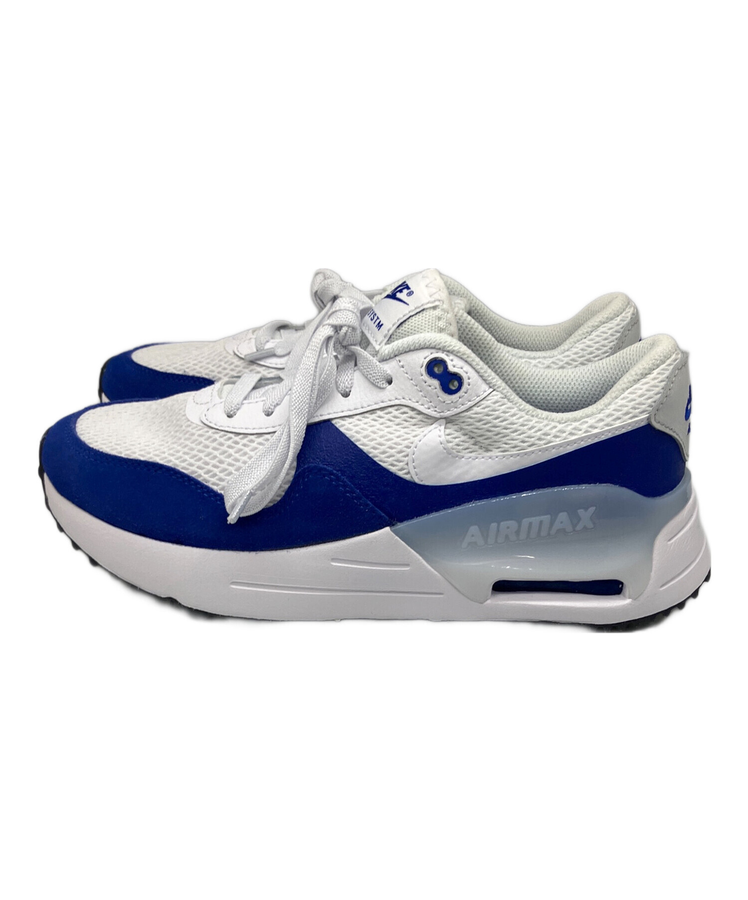 中古・古着通販】NIKE (ナイキ) AIR MAX SYSTM ネイビー×ホワイト 