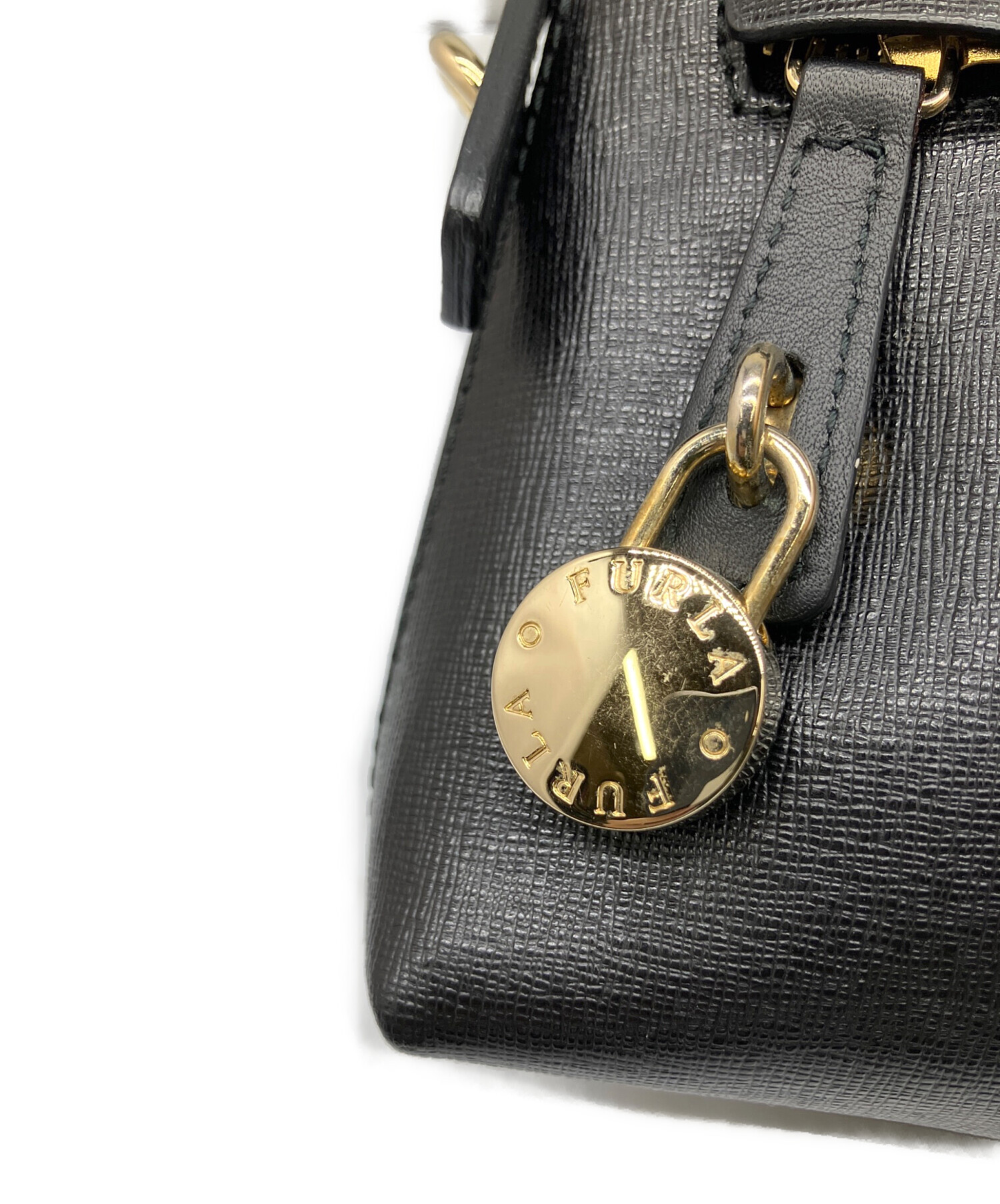 中古・古着通販】FURLA (フルラ) 2wayショルダーバッグ ブラック