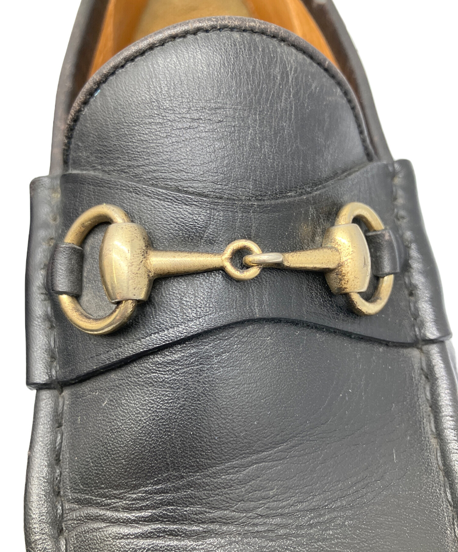 グッチ　ホースビットローファー　レザー　ブラック　42.5 中古・古着通販】GUCCI (グッチ) ホースビットローファー ブラック