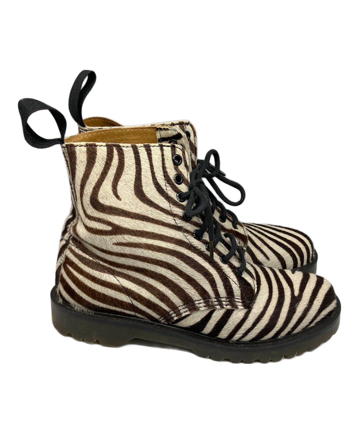 中古・古着通販】Dr.Martens (ドクターマーチン) 8ホールブーツ ゼブラ