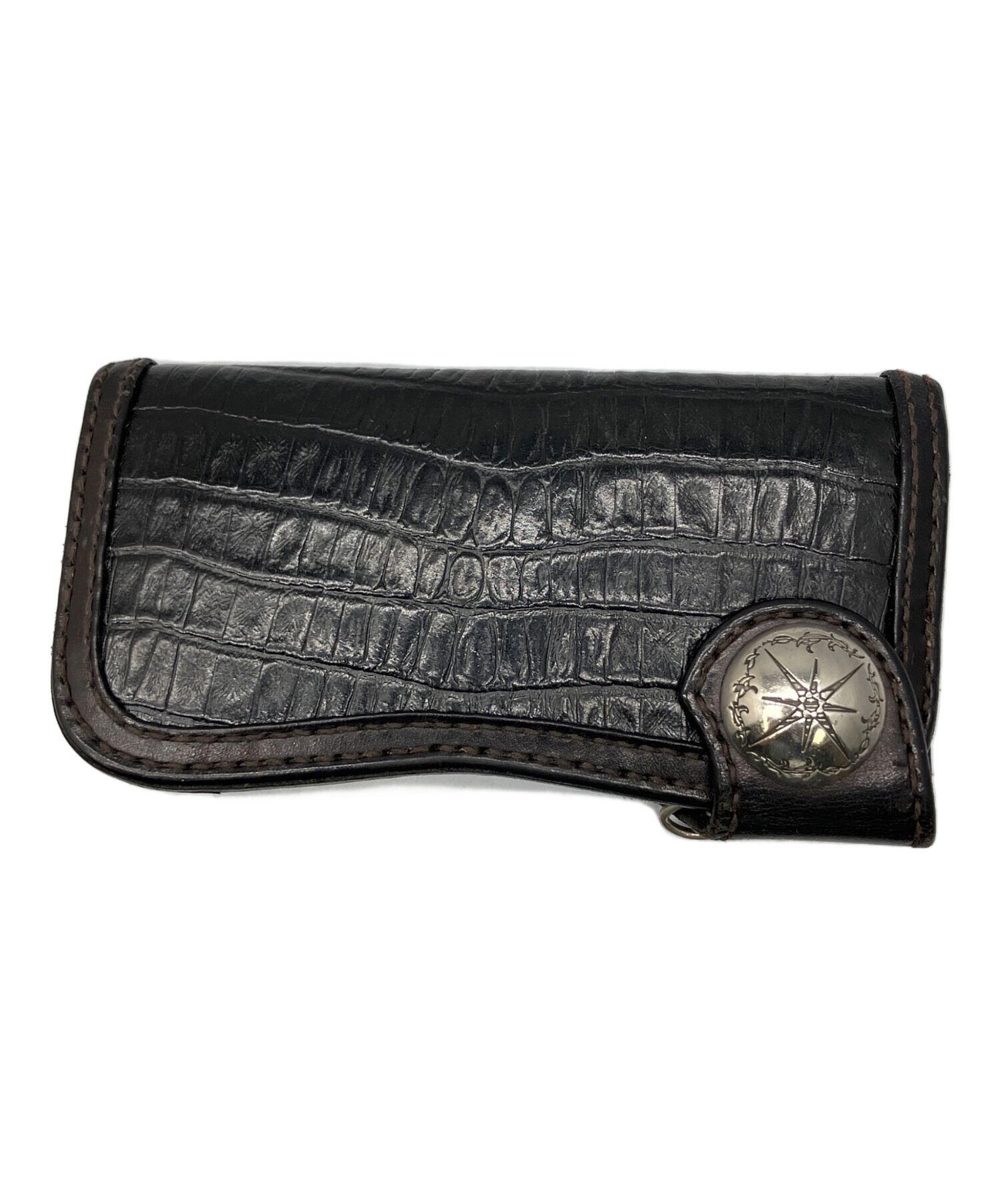 中古・古着通販】BIG HAND (ビッグハンド) レザーウォレット ブラック