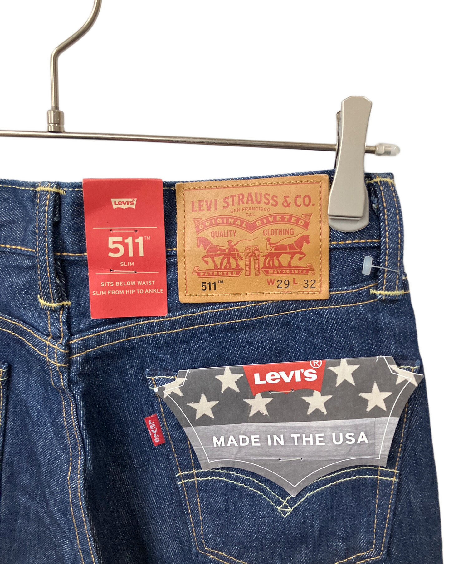 中古・古着通販】LEVI'S (リーバイス) 511デニムパンツ ホワイトオーク