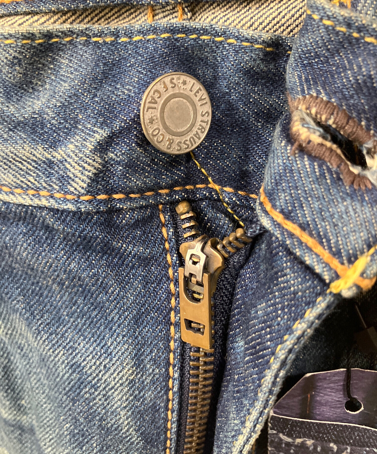 中古・古着通販】LEVI'S (リーバイス) 502デニムパンツ ネイビー