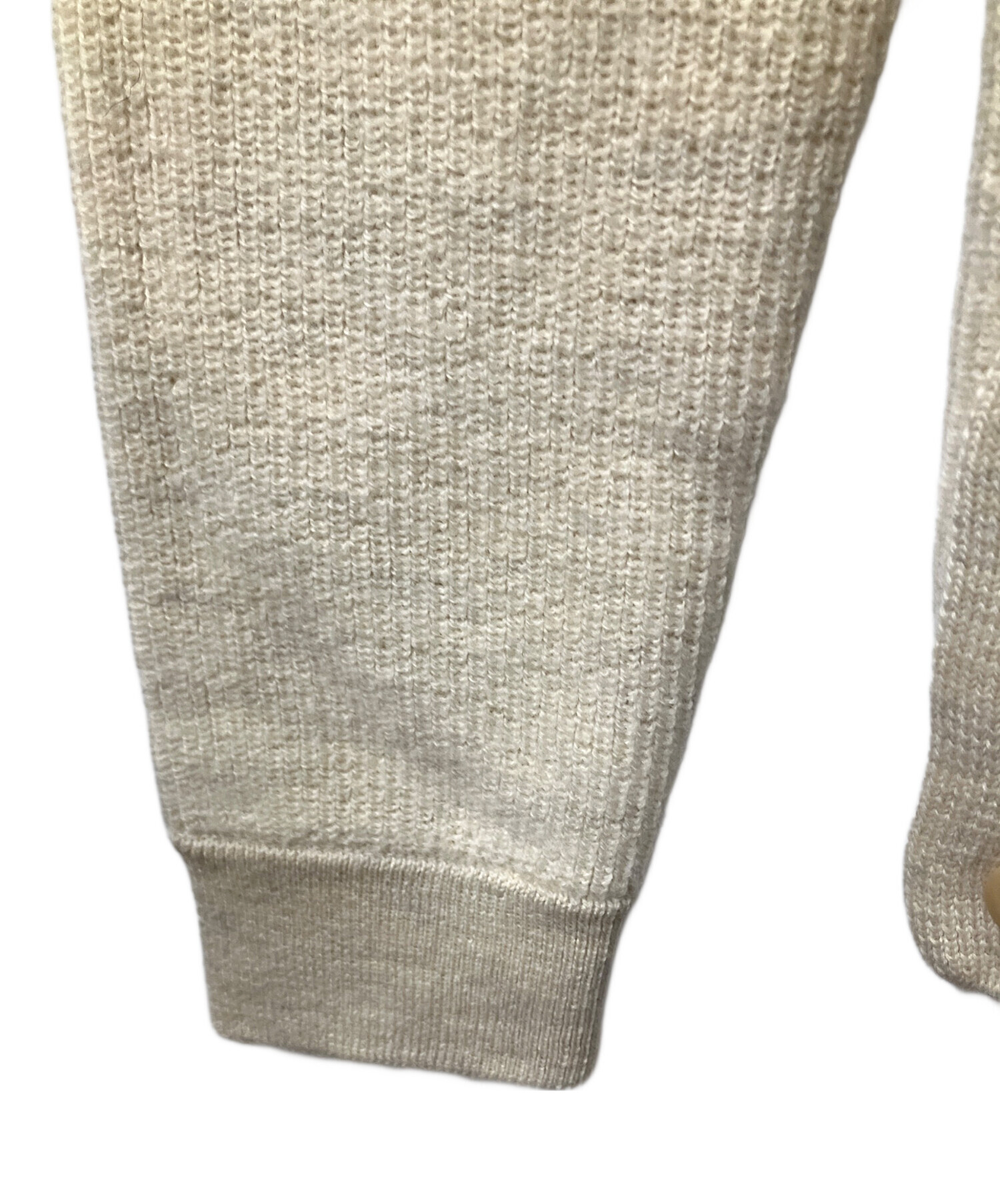 中古・古着通販】MHL (エムエイチエル) ウールセーター アイボリー