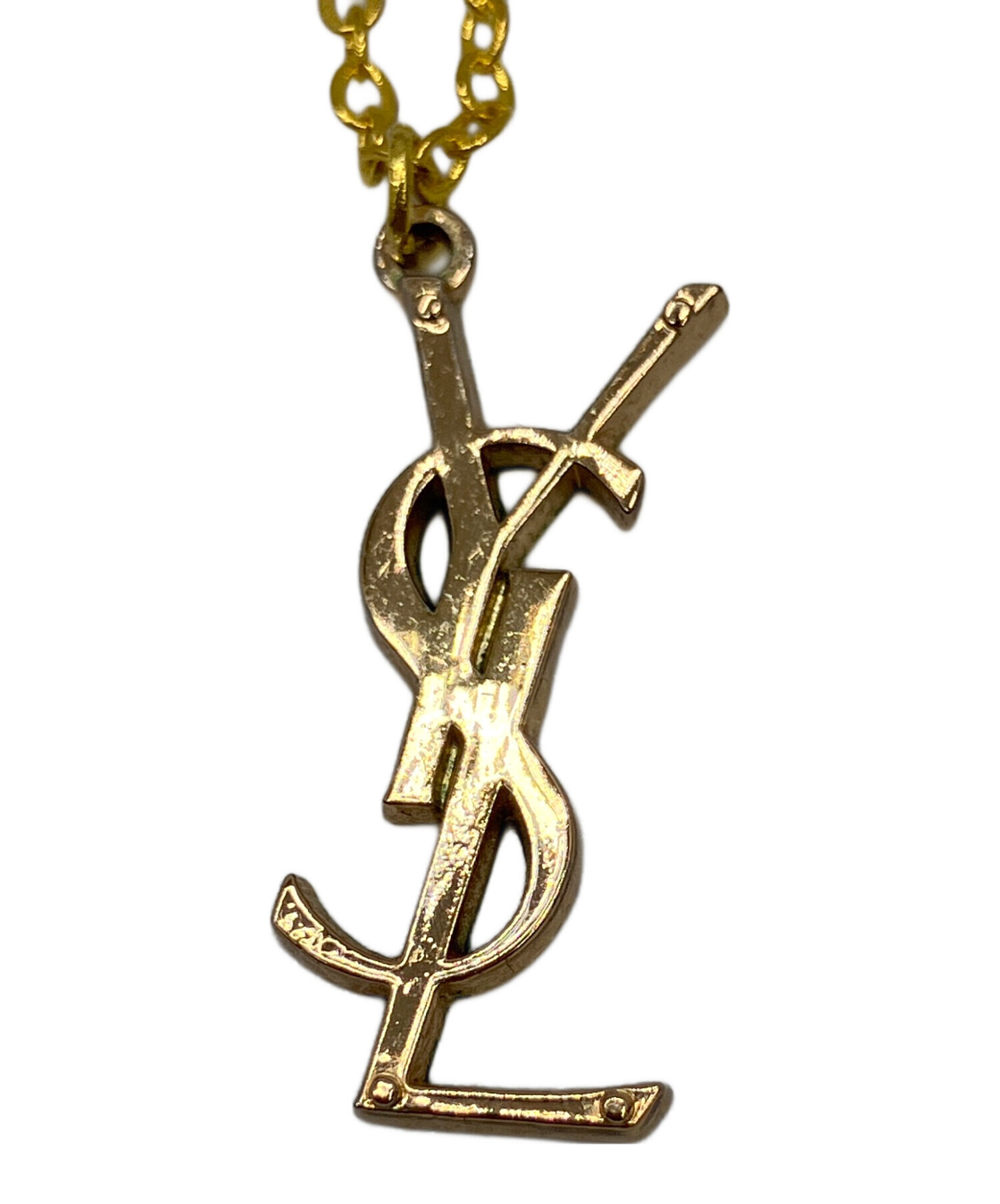 中古・古着通販】Yves Saint Laurent (イヴサンローラン) ロゴチェーン 