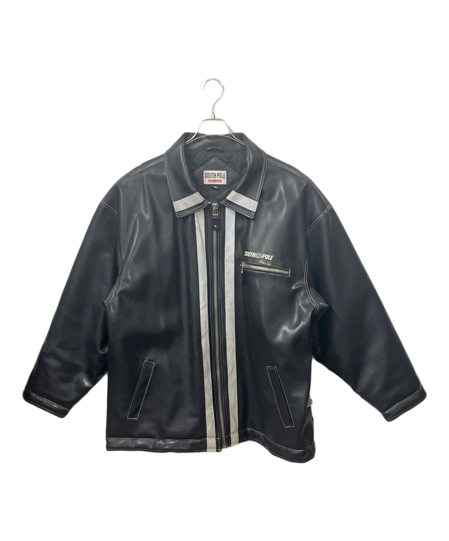 中古・古着通販】SOUTHPOLE (サウスポール) フェイクレザージャケット 