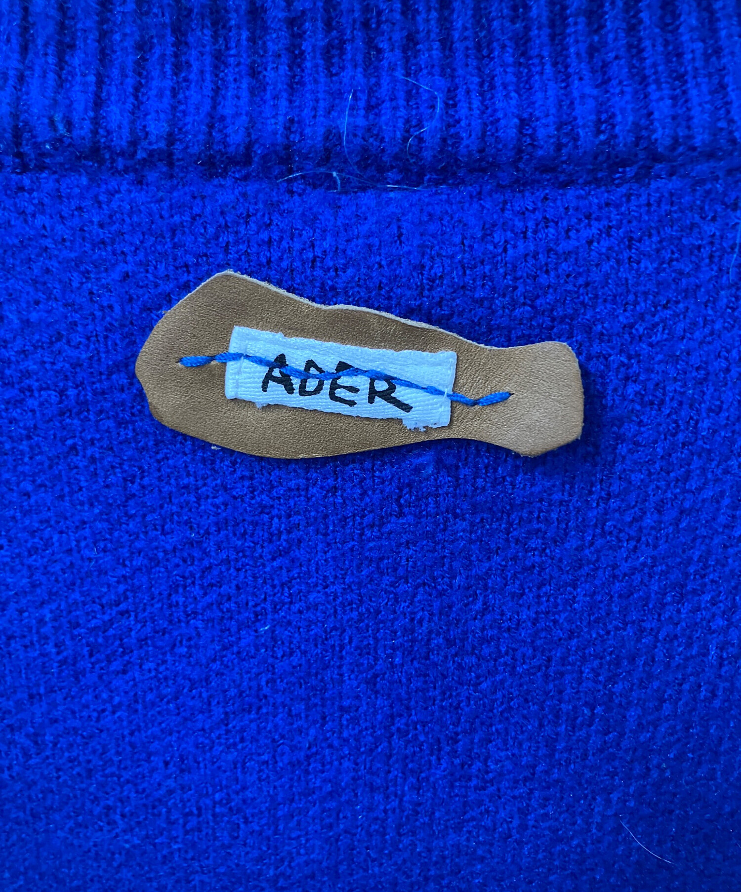 中古・古着通販】ADER error (アーダーエラー) 厚手ニット ブルー