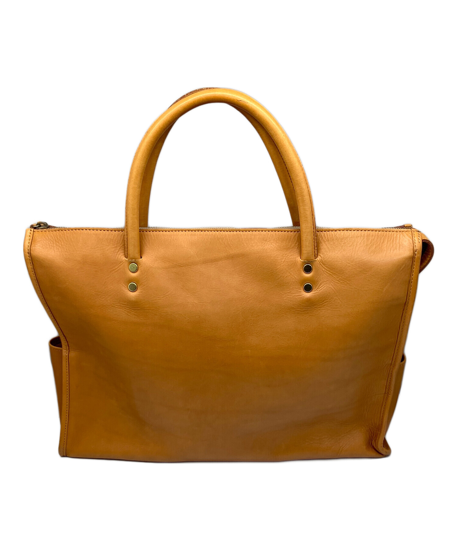 【最終値下げセール】ソメスサドルsomes saddleハンドバッグ　レディース 中古・古着通販】Somes Saddle (ソメスサドル) ハンドバッグ ブラウン