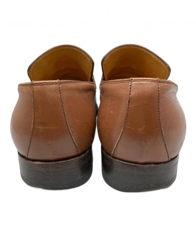 中古・古着通販】GUCCI (グッチ) レザーシューズ ブラウン ブラウン