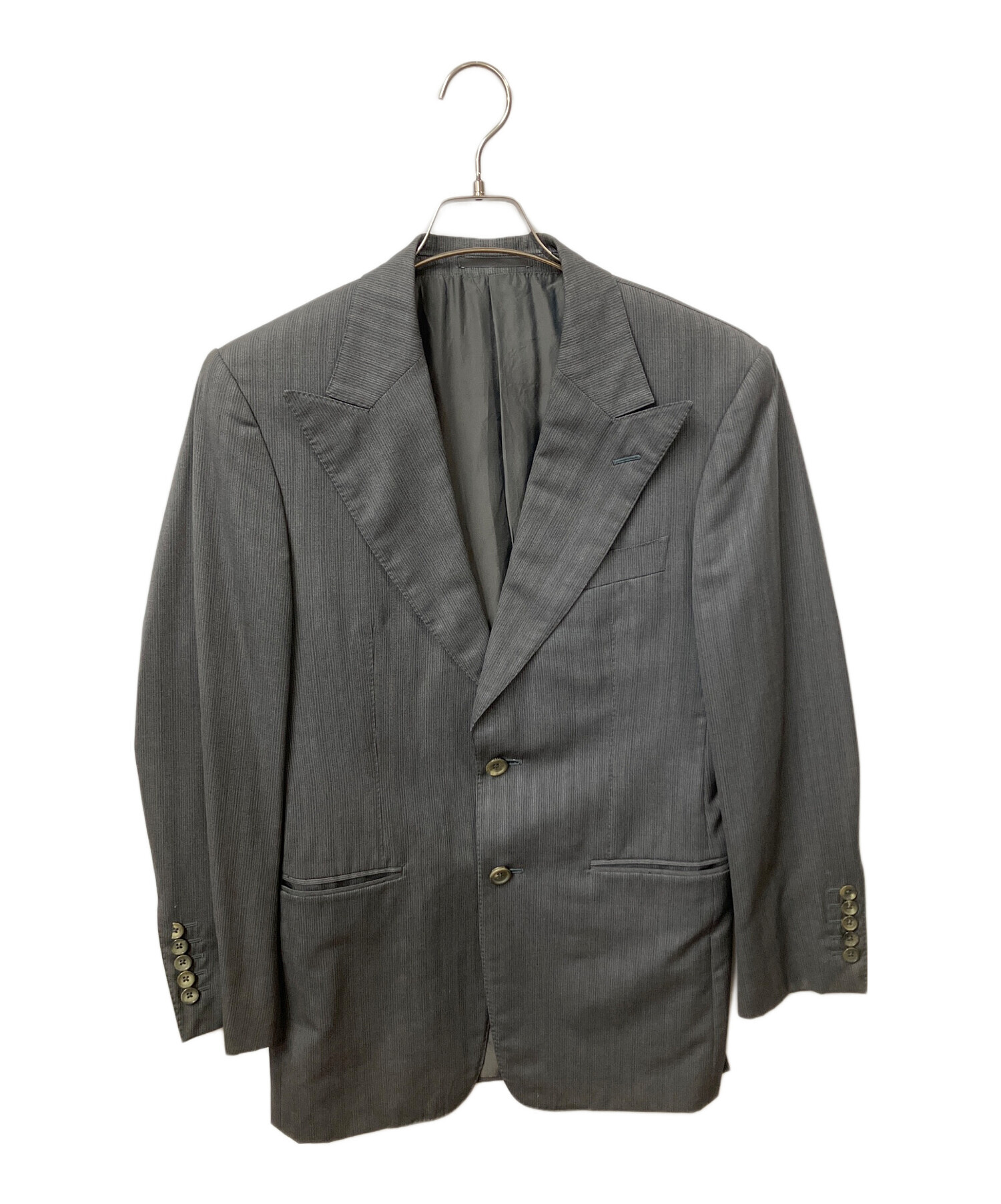 中古・古着通販】GUCCI (グッチ) テーラードジャケット グレー サイズ