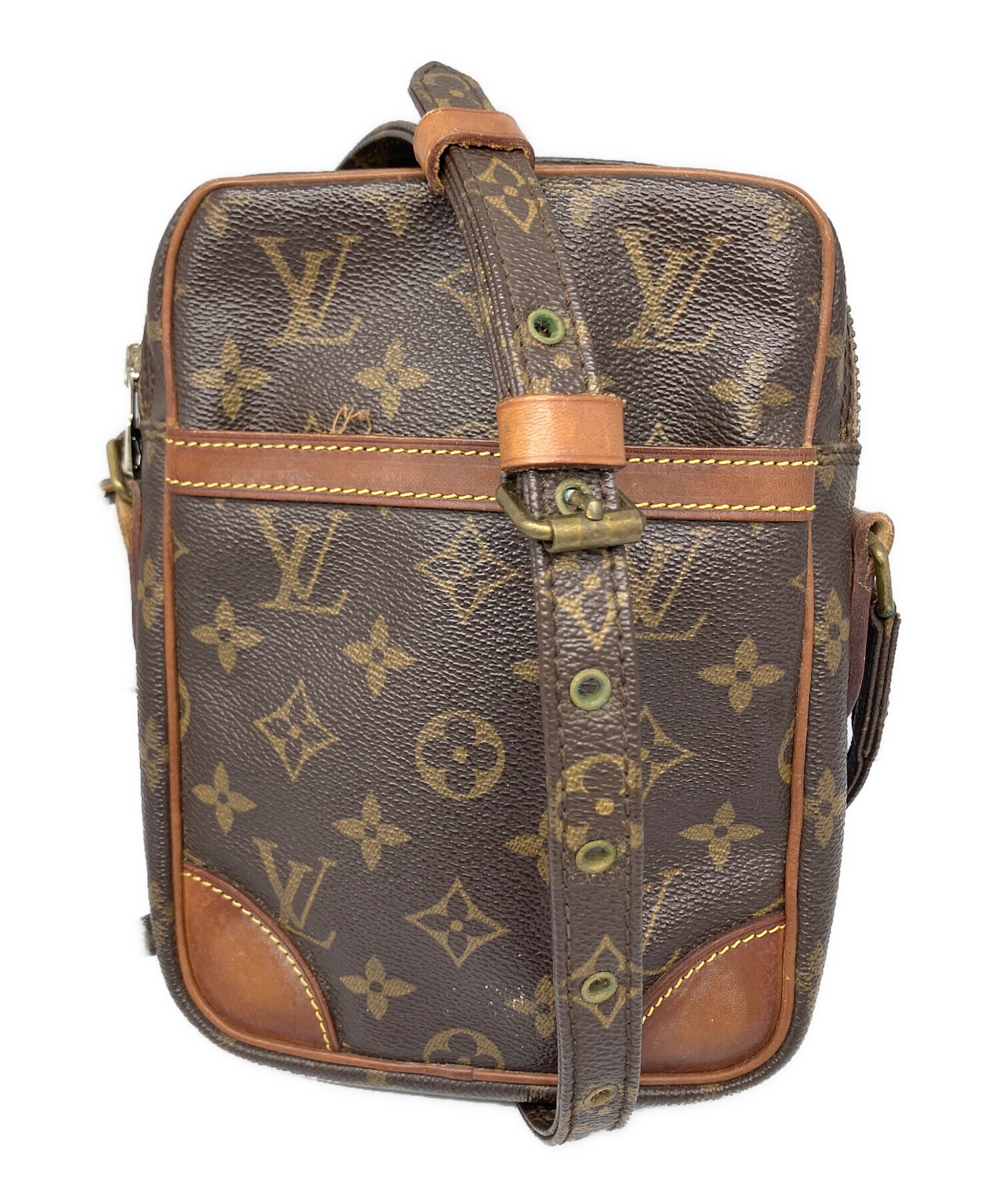 ルイヴィトン Louis Vuitton Limited Edition Turquoise Monogram Suede Ostrich