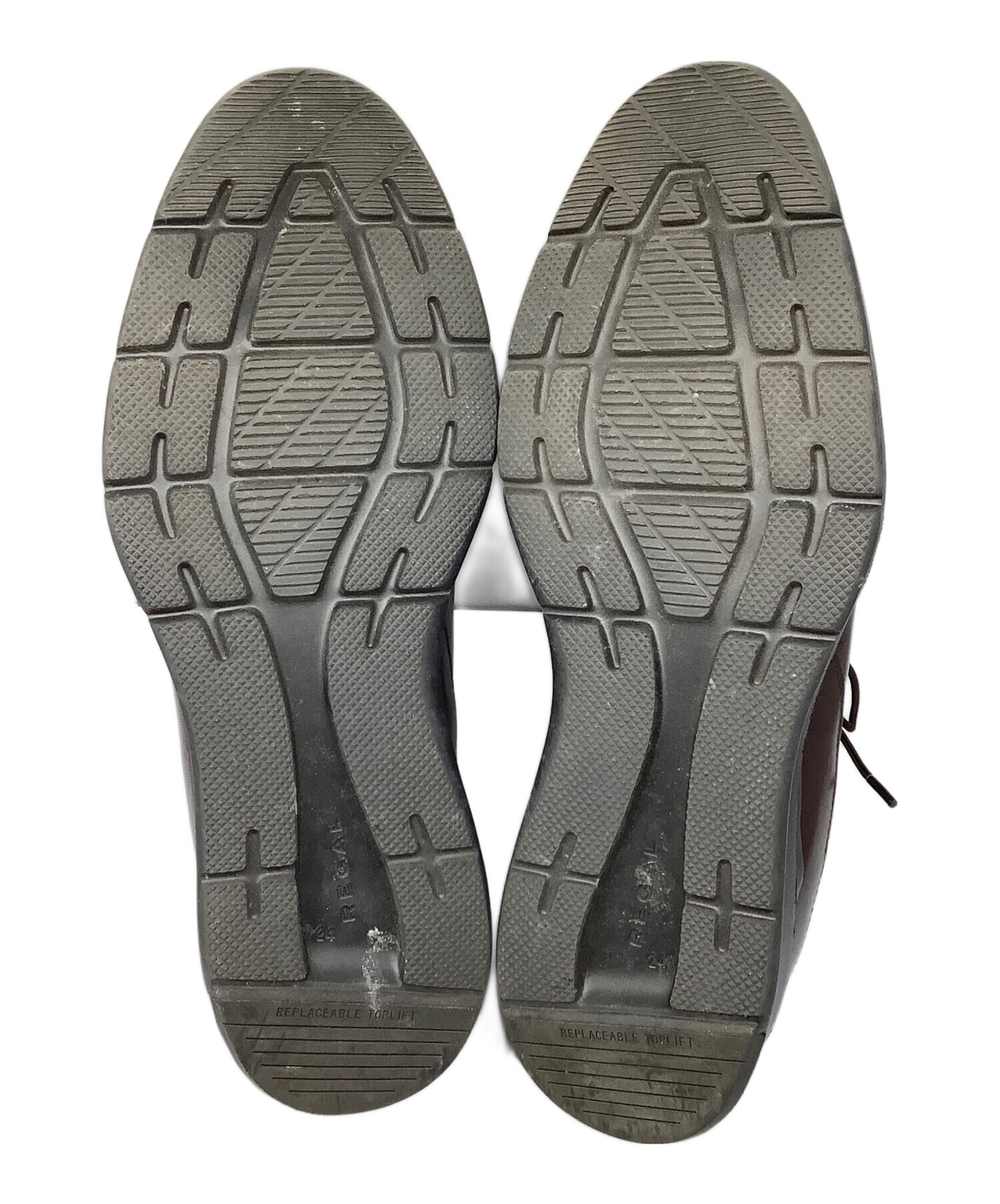 中古・古着通販】REGAL (リーガル) レザードレススニーカー ブラウン