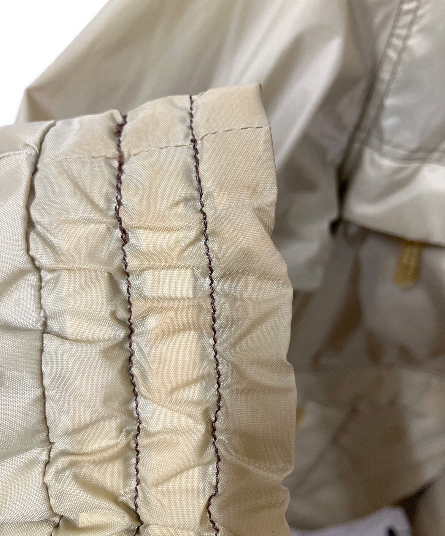 HAI SPORTING GEAR ダウンジャケット ベージュ 中古・古着通販】HAI SPORTING GEAR (ハイスポーツギア) ISSEY MIYAKE