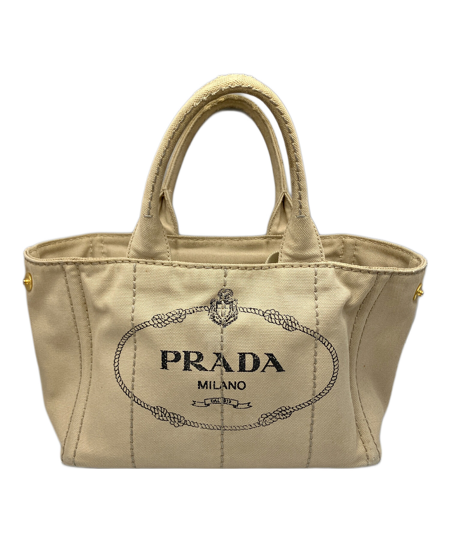 中古・古着通販】PRADA (プラダ) カナパ 2WAYバッグ ベージュ