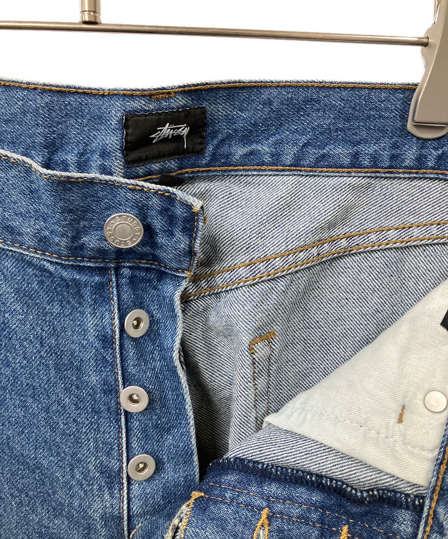 中古・古着通販】stussy (ステューシー) デニムパンツ ブルー サイズ
