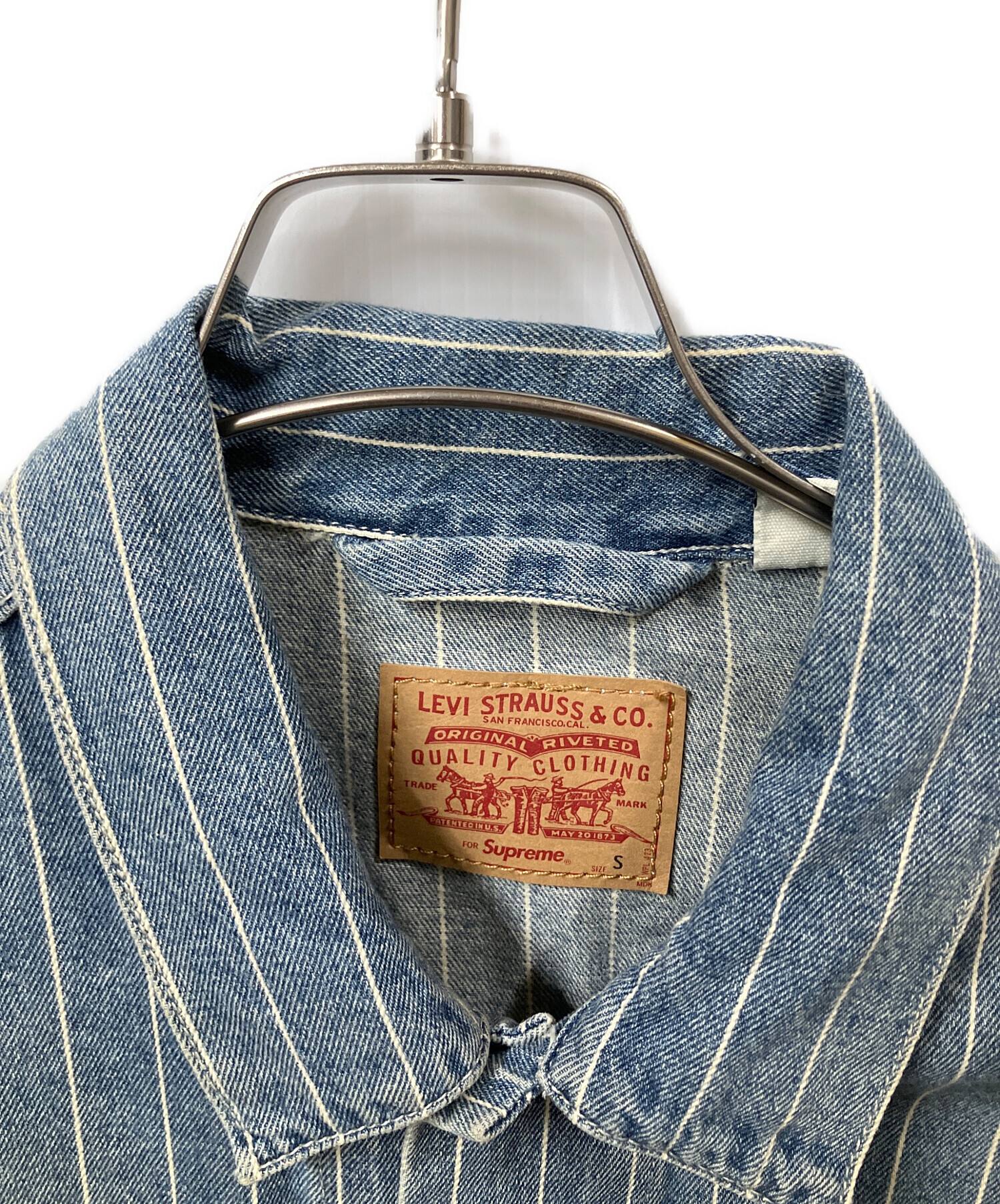 supreme Levi’s デニムジャケット 中古・古着通販】LEVI'S (リーバイス) SUPREME (シュプリーム) デニム