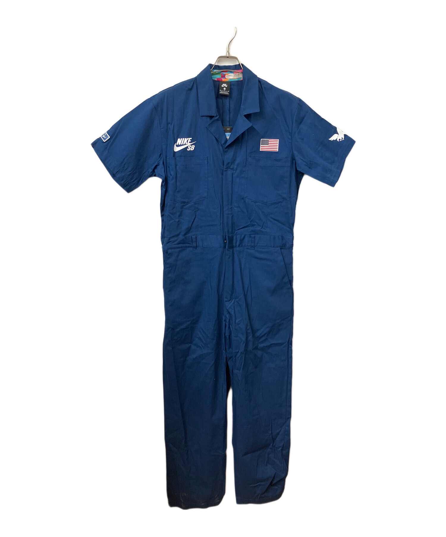 中古・古着通販】NIKE (ナイキ) オールインワン ネイビー サイズ:M 未 