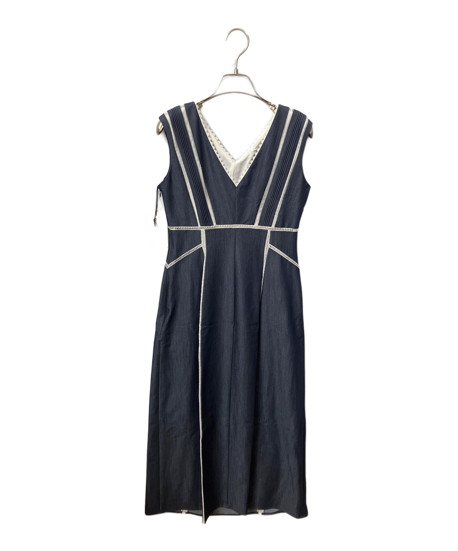 中古・古着通販】HER LIP TO (ハーリップトゥ) Lace Trimmed Chambray