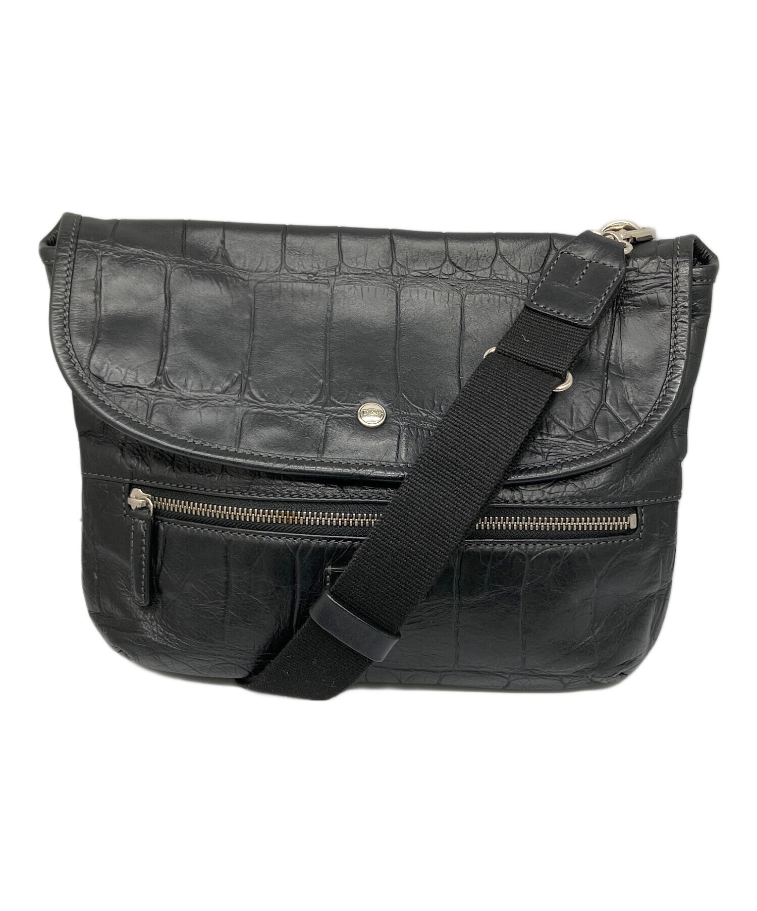 未使用品　Daniel & Bob 黒 レザー ボディバッグショルダーバッグ Daniel & Bob（ダニエル アンド ボブ） セール30%OFF 正規品1年保証