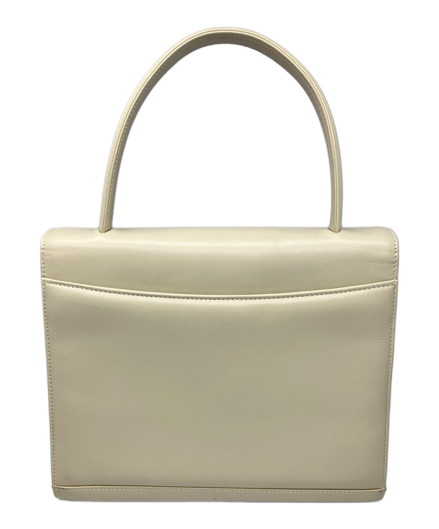 中古・古着通販】GIVENCHY (ジバンシィ) クラシカルレザーハンドバッグ 