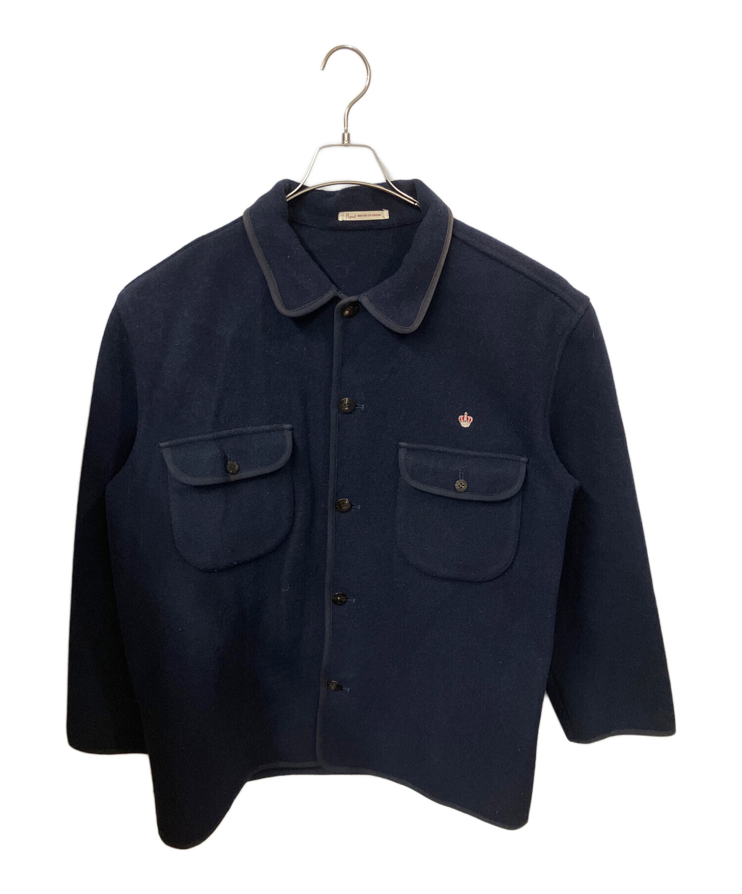 中古・古着通販】PAPAS (パパス) ウールカバーオール インディゴ