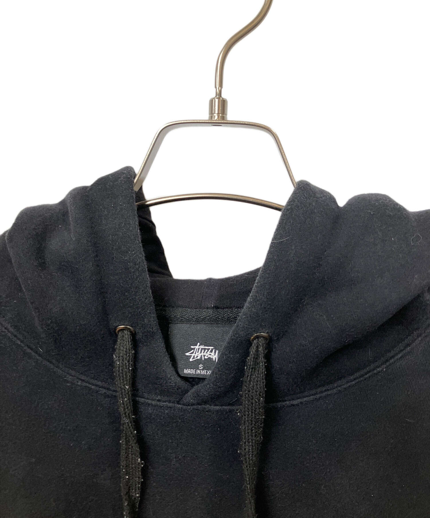 中古・古着通販】stussy (ステューシー) ロゴパーカー ブラック