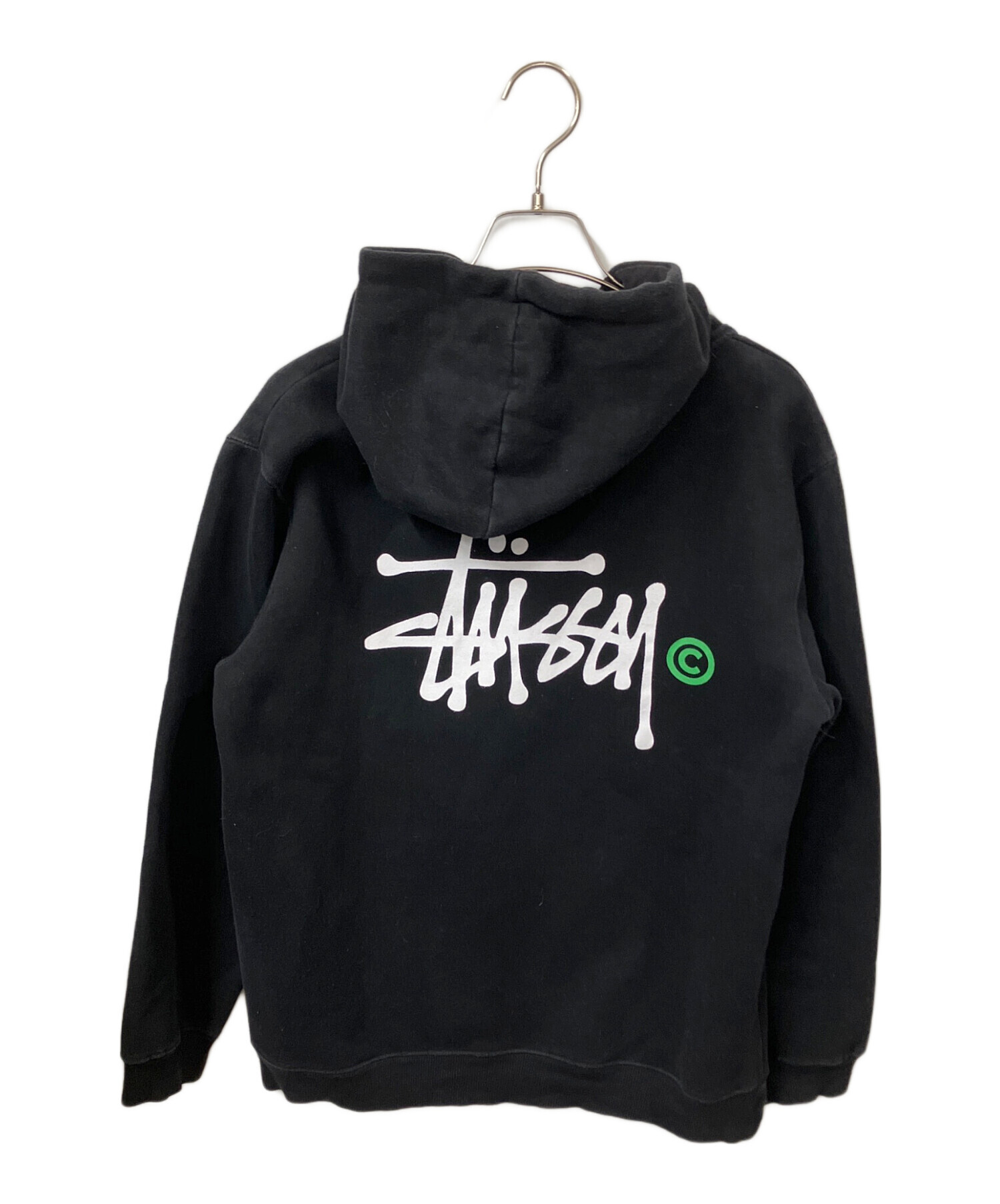 中古・古着通販】stussy (ステューシー) ロゴパーカー ブラック