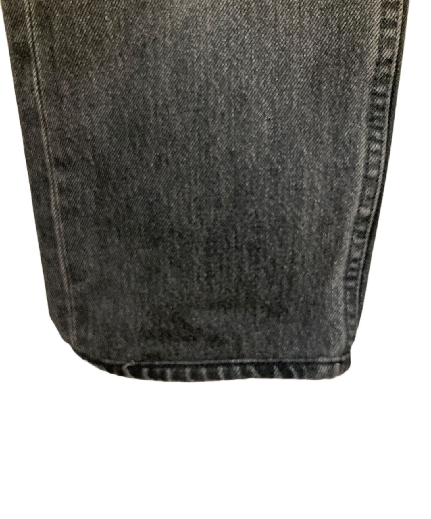 中古・古着通販】CELINE (セリーヌ) ストレートデニムパンツ ブラック