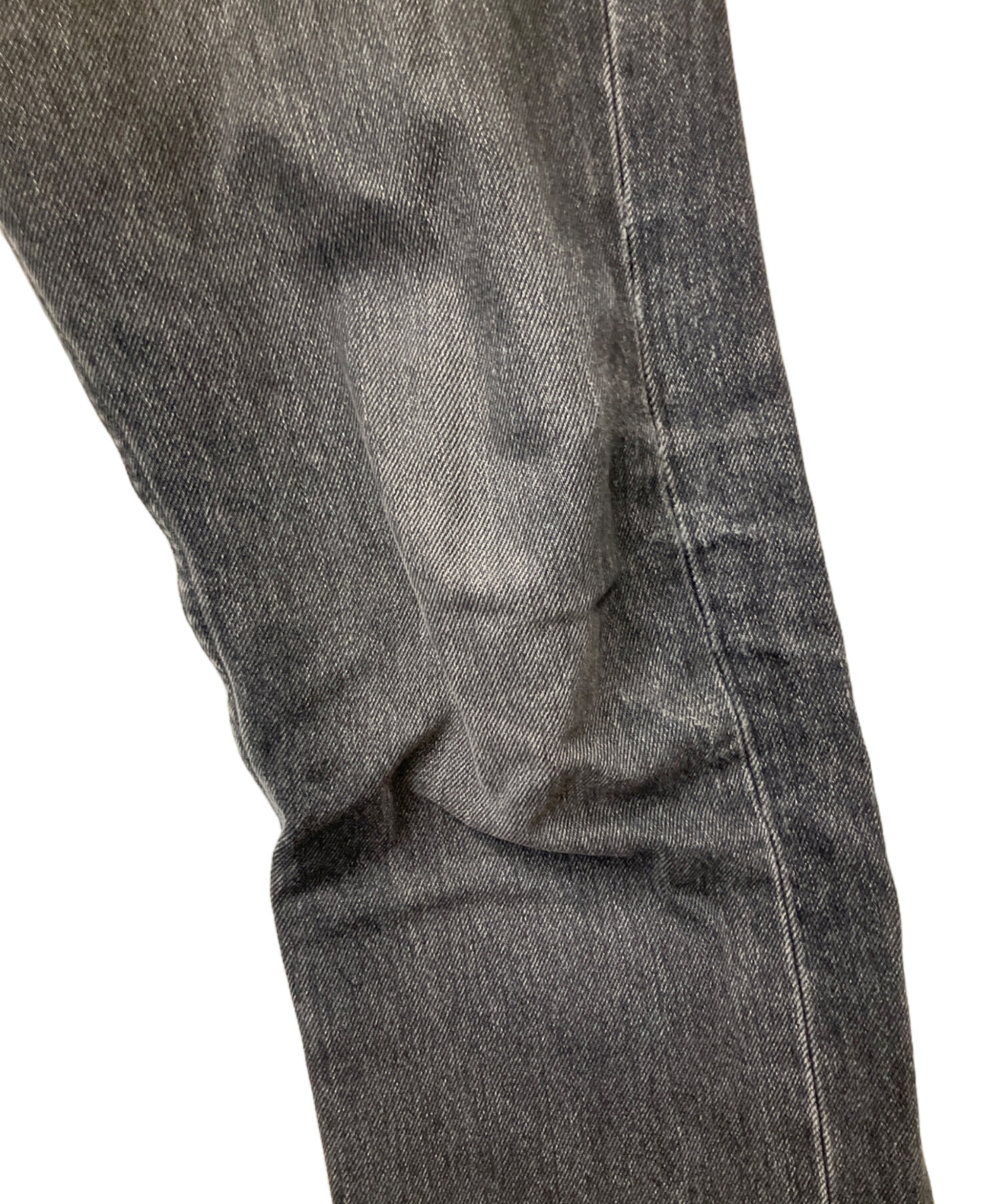 中古・古着通販】CELINE (セリーヌ) ストレートデニムパンツ ブラック