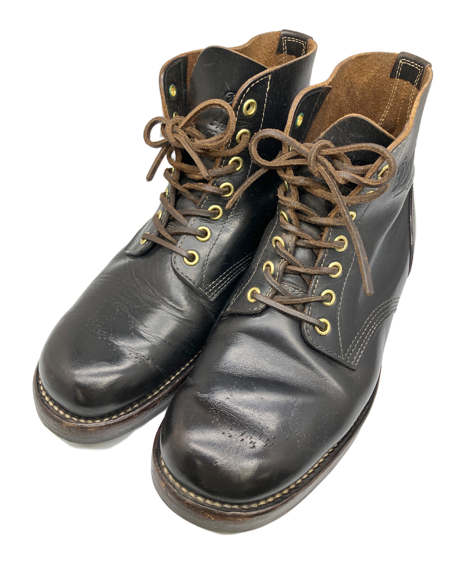 【廃盤レア】Danner STARK プレーントゥ 27cm ブラック レザー 中古・古着通販】Danner (ダナー) OCONT レザーブーツ ダークブラウン