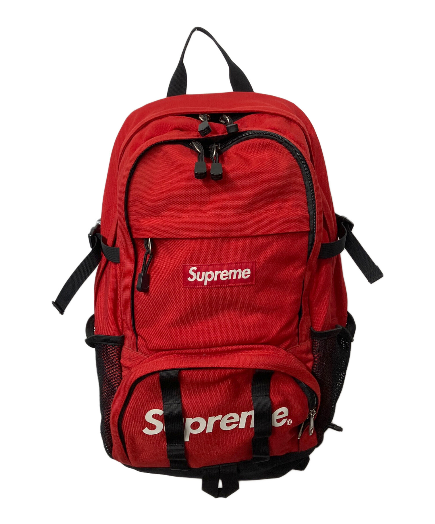 Supremeシュプリーム21ss バックパック　レッドカモ　中古品 中古・古着通販】SUPREME (シュプリーム) ロゴリュック レッド レッド
