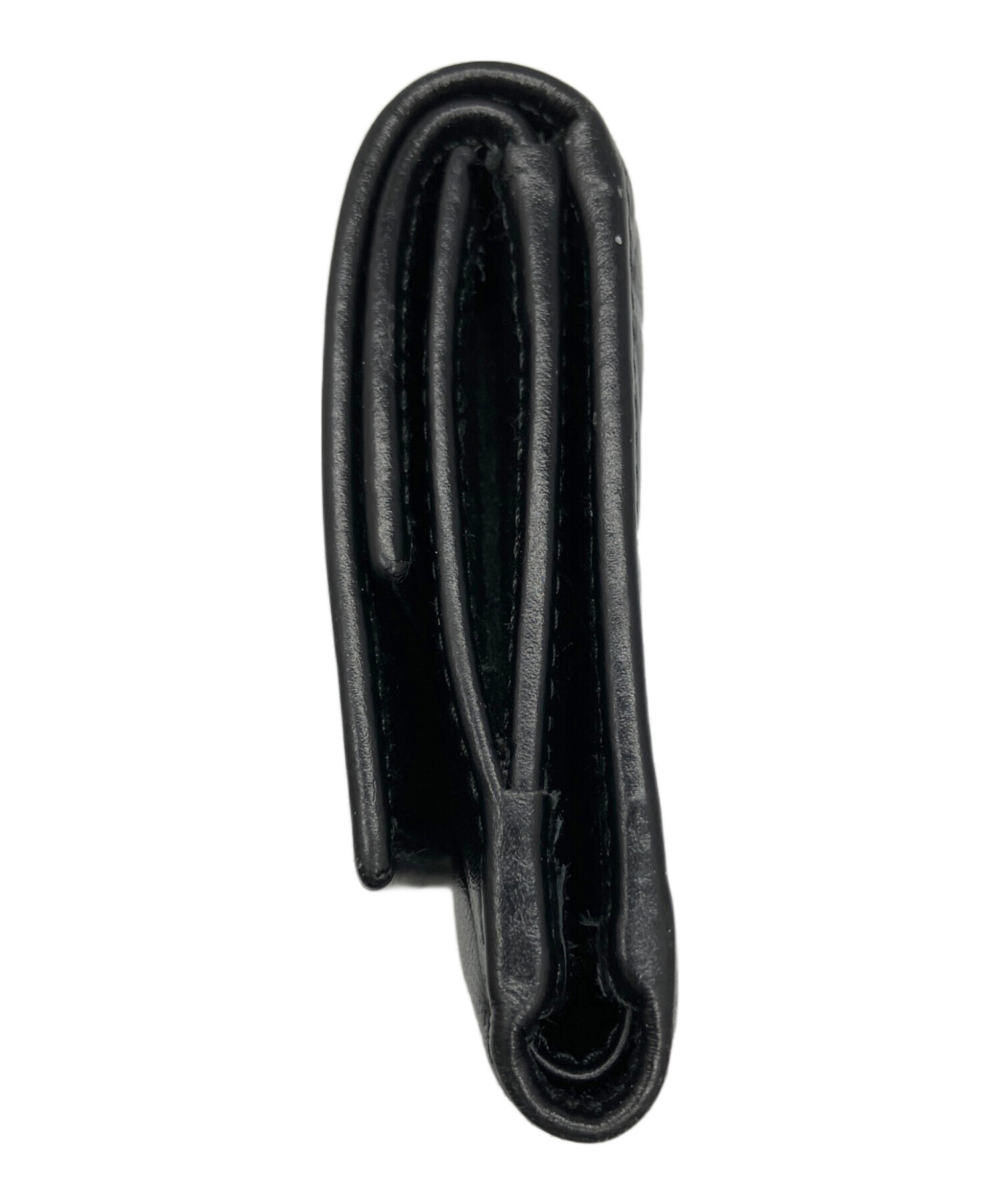 中古・古着通販】PRADA (プラダ) サフィアーノトライアングル ブラック