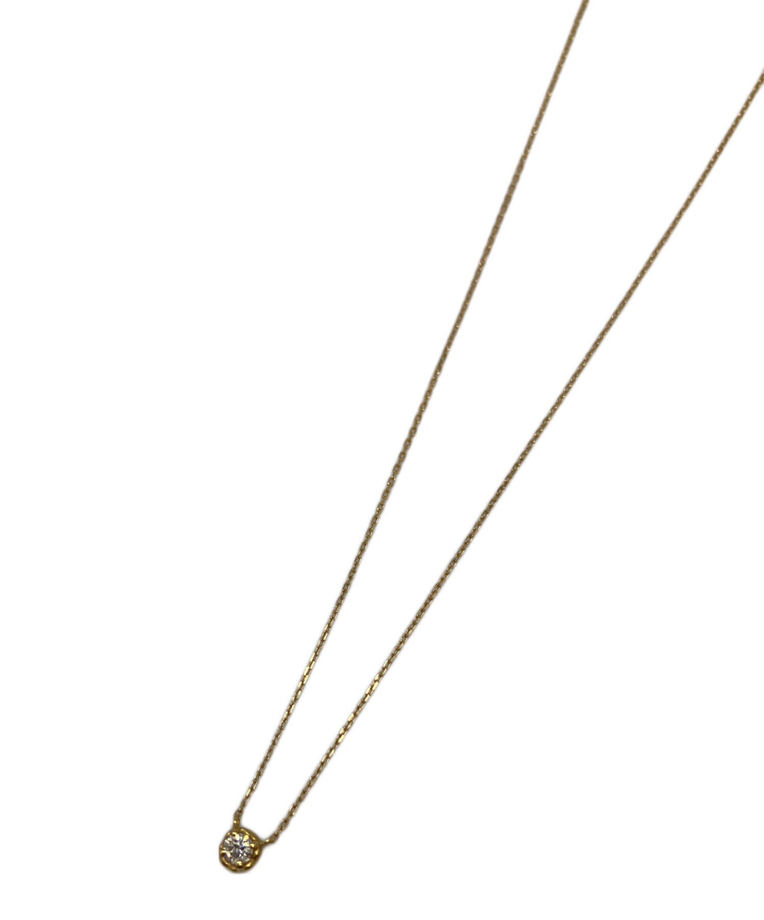 中古・古着通販】AHKAH (アーカー) 一粒ダイヤモンドネックレス