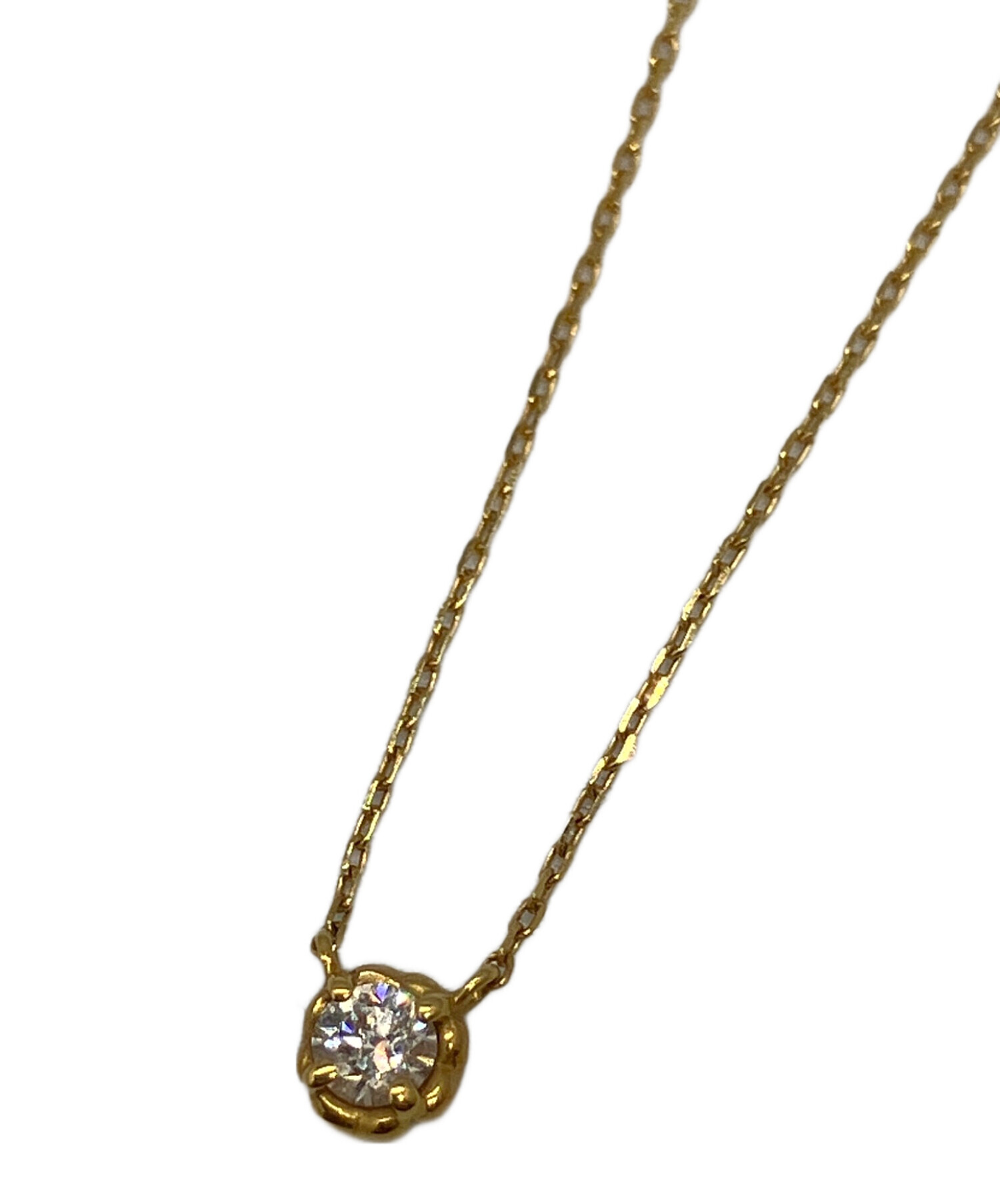 中古・古着通販】AHKAH (アーカー) 一粒ダイヤモンドネックレス