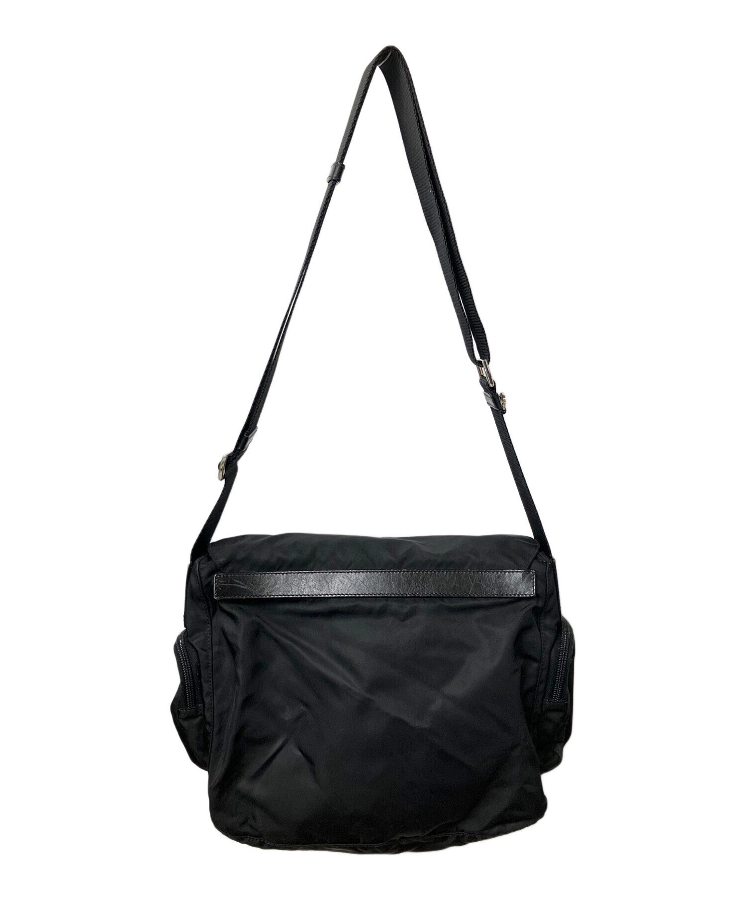 中古・古着通販】PRADA (プラダ) メッセンジャーバッグ ブラック