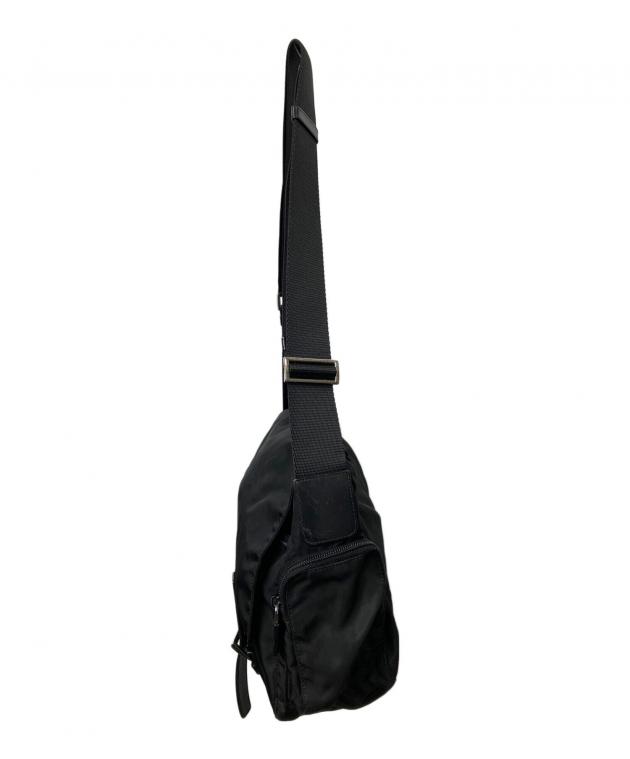 PRADA メッセンジャーバッグ 内側破けあり 中古・古着通販】PRADA (プラダ) メッセンジャーバッグ ブラック