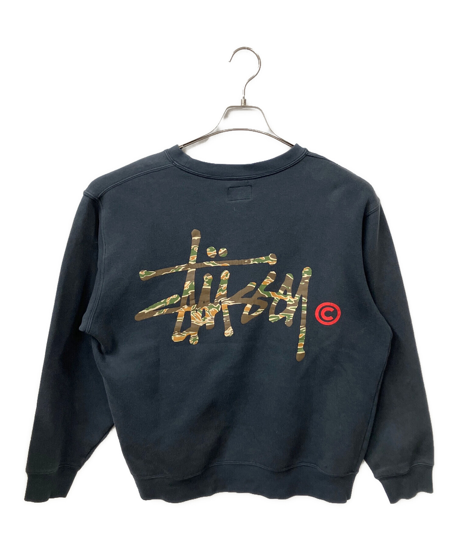 中古・古着通販】stussy (ステューシー) ロゴスウェット グレー サイズ