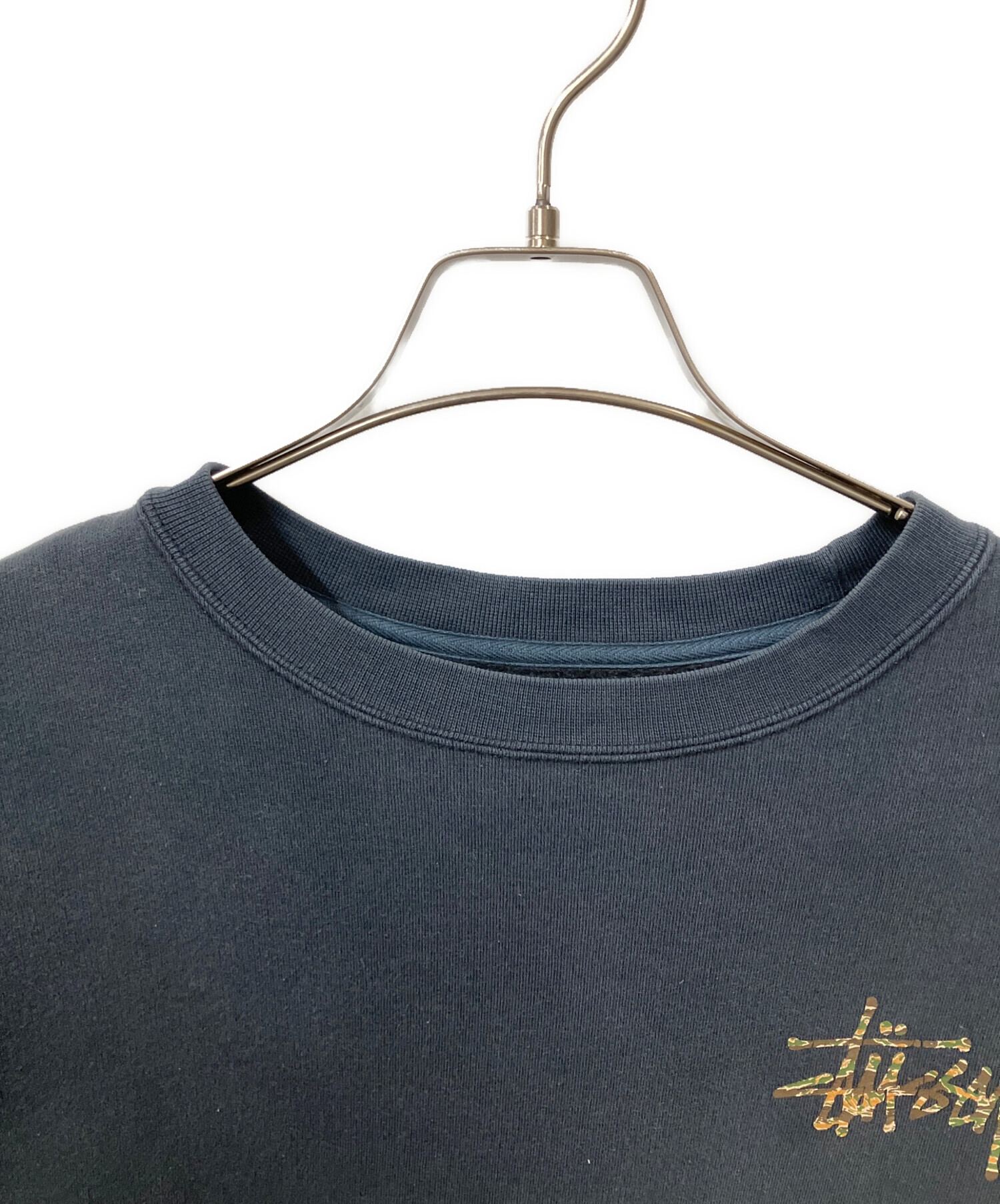 中古・古着通販】stussy (ステューシー) ロゴスウェット グレー サイズ