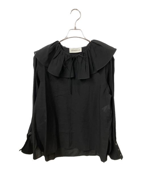 中古・古着通販】DEPAREILLE (デパリエ) シルキーラッフルブラウス