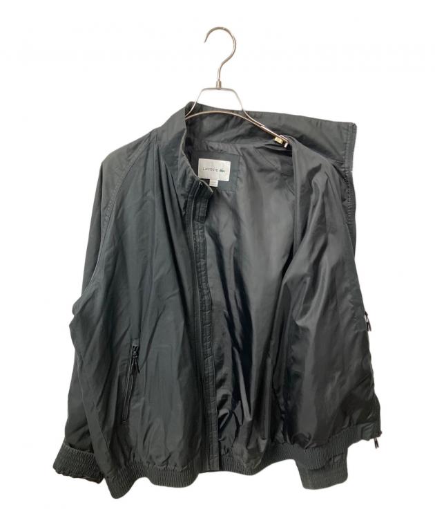 中古・古着通販】LACOSTE (ラコステ) 撥水コットンブルゾン ブラック