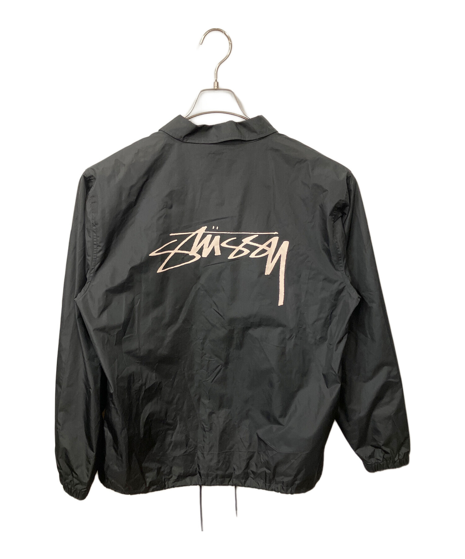 中古・古着通販】stussy (ステューシー) CRUIZE COACH JACKET ブラック 